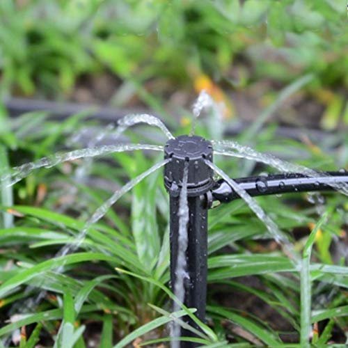 Adjustable Irrigation Drippers,Adjustable 360 Degree Water Flow Drip Irrigation System Drip Emitters for 4/7mm Tube PE Pipe for Flower beds, Vegetable Gardens, Herbs Gardens 50PCS - Image 7