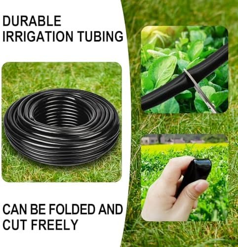 1/2 Inch Drip Irrigation Tubing-49.2Ft/15M Main Tubing Hose for Garden Irrigation System Kit, Plant Watering Irrigation Line Tubing - Image 3