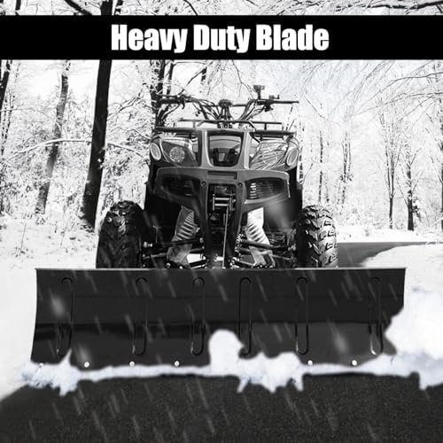 ATV Snow Plow Kit 45 Inch Adjustable Black Polaris Ranger Snow Plow Kit ATV Plow Fit for ATVS Polaris Arctic Cat UTV Access Kawasaki Aeon - Image 5