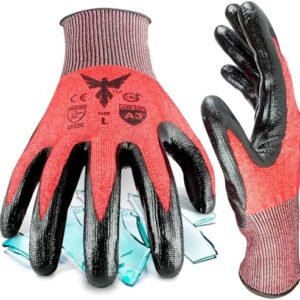 Work Gloves for Men and Women – Cut Resistant – High Grip - For Mechanical Construction Gardening – 1 Pair
