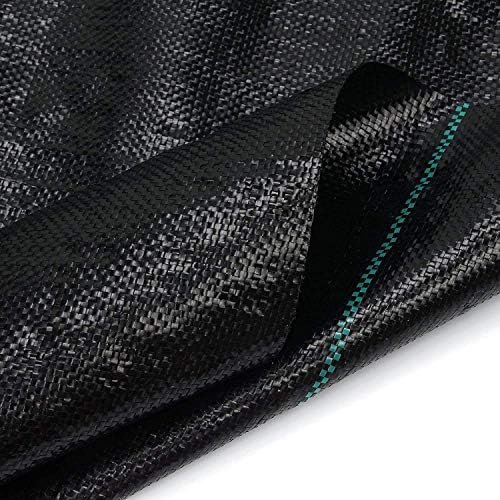 Woven Landscape Fabric – 4Ft x 100Ft, 140GSM Weed Barrier Cloth, Heavy Duty Garden Weed Barrier Fabric Roll, Landscaping Fabric Weed Control W/WeedStop Technology,Commercial Weed Block (Black) - Image 7