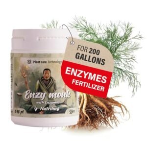 Plant Enzymes Fertilizer - Powder- Enzy Monk - Root Rot Treatment and Recharge Plant Nutrient. 8 OZ Powder - 200 Gallons of Water