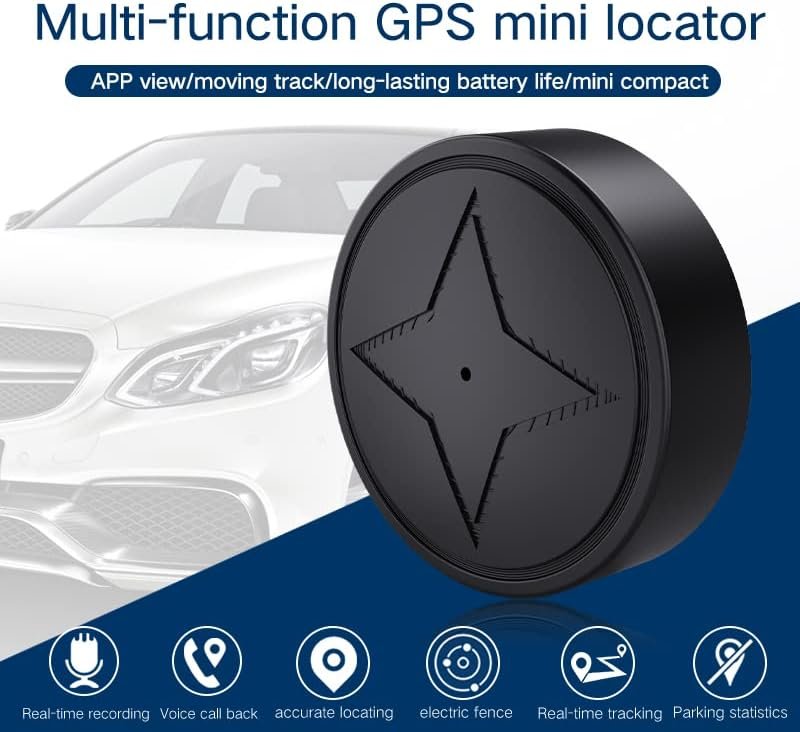 GPS Strong Magnetic Car Vehicle Tracking Anti-Lost Tracker, Multi-Function GPS Mini Locator, Monitoring, Automatic Recording/Voice Activated Callback with App, for Vehicles - Image 4