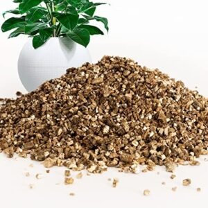 15.1 Quarts Vermiculite for Plants, Horticultural Organic Vermiculite for Potting Mix, Seed Starting, Gardening, Mushroom, Seedlings, Soil Conditioner Additive, Vermiculite Bulk…