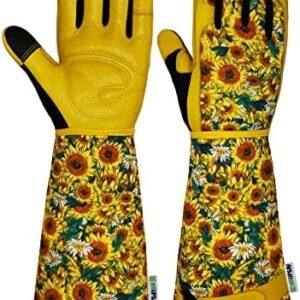 Gardening Gloves for Women and Men, Thorn Proof&Puncture Resistance Garden Gloves,Gauntlet Gloves,Gifts