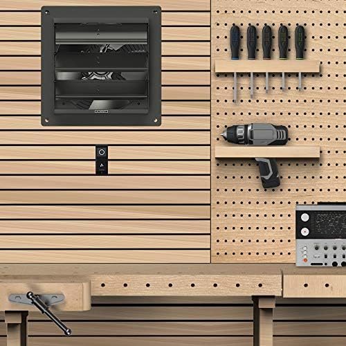 AC Infinity AIRLIFT S14, Shutter Exhaust Fan 14" with Speed Controller, EC Motor - Wall Mount Ventilation and Cooling for Sheds, Attics, Workshops - Image 7