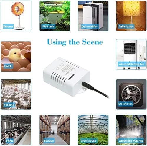 WiFi Temperature Controller Sensor Module, Tuya app Wireless Remote 16A Smart Switch with Energy Consumption Monitoring,Work with Alexa Google - Image 7