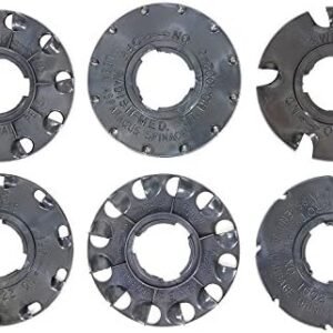 EarthWay 60009 Seed Plate Set for 1001-B Garden Seeder Plants Sweet Corn, Radish, Carrot, Beans, Peas, Beets and More - Made in the USA