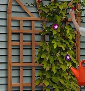Savannah 39"W x 77"H Composite Vinyl Trellis