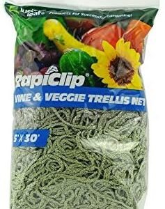 Luster Leaf 869 Vine and Veggie Trellis Net, Green, 5-Feet by 30-Feet