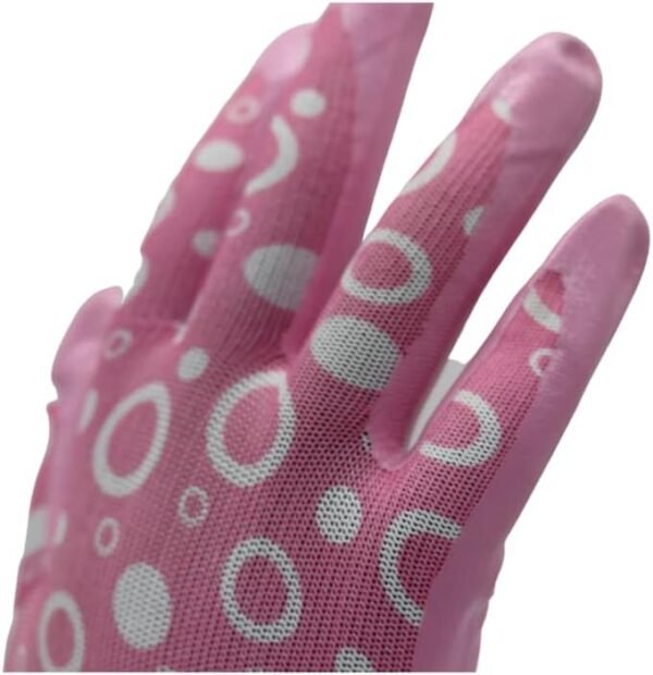 Red Steer A208 Flowertouch Lawn & Garden Women's Gloves, Purple & Pink, Lightweight & Durable, Sizes S-L, Sold by Pair - Image 4
