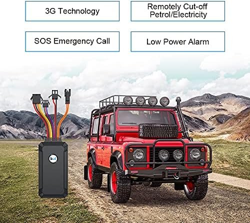 GPS Tracker for Vehicle,No Monthly Fee,GS05 3G Multiple Ports-SOS Button-Microphone - Remotely Voice Monitoring for Car Rental, Loan Vehicles, Fleet Management Industries - Image 3