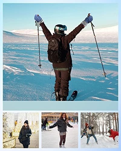 accsa Women Winter Waterproof Snow Gloves 3M Thinsulate Warm Windproof Ski Gloves for Women - Image 6