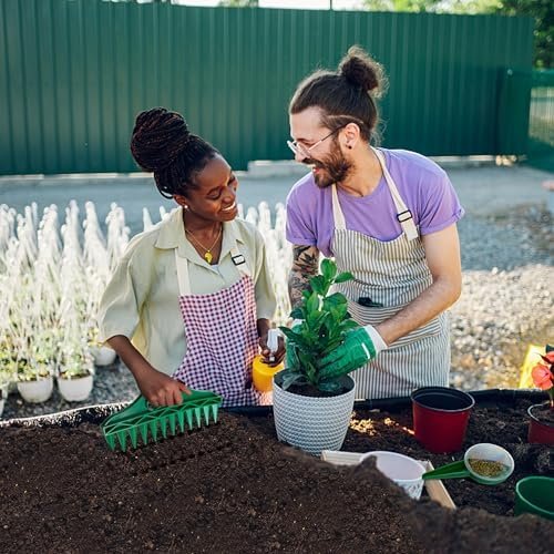 12 Holes Seed-in Soil Digger Planter - Garden Seed Spacer with Adjustable Seeds Dispenser for Planting Seeds and Bulbs(4 PCS) - Image 7