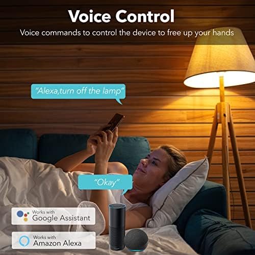 BN LINK Smart Plug Power Strip,Surge Protector with 4 Individually Controlled Smart Outlets, 4 USBs (incl. 20W USB-C), works with Alexa & Google home - Image 3