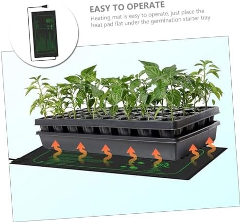 BESPORTBLE Real Plants Mat Germination Mat Flower Plants Germination Heating Mats Flowers Plants Greenhouse Heat Mat Hydroponics Heating Pad Heating Wire Material: Silicone Wire Heating Wire - Image 4
