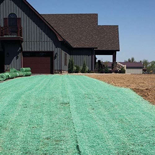 Dewitt Curlex I 4 x 112.5 Foot Single Layer Excelsior Biodegradable Commercial or Residential Landscaping Erosion Control Blanket - Image 6