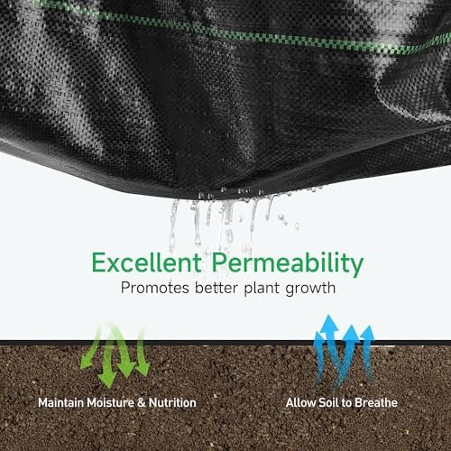 3.5oz 3ft x 250ft Weed Barrier Landscape Fabric Dual Layer Heavy-Duty Landscape Fabric for Garden,Greenhouse,Pathway Orchard Weed Control,Easy to Set up - Image 5
