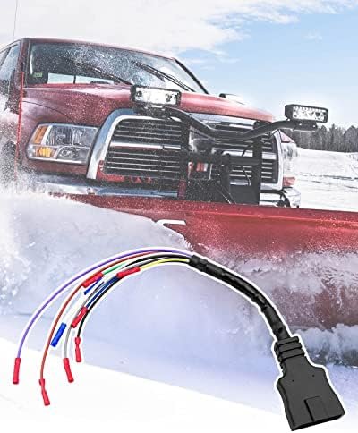 9 Pin Truck and Plow Side Repair Harness Cover Fit for Western Fisher Snow Plow Truck Side 49308 & Plow Side 49317 (with Dust Cover) - Image 5