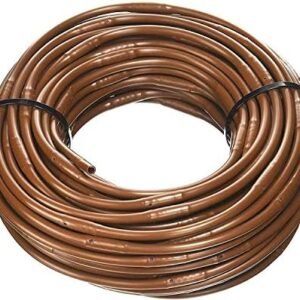 One Stop Outdoor USA Made - 1/4-Inch x Irrigation/Hydroponics Dripline with 6-Inch Emitter Spacing (Brown) (500' Foot Roll)