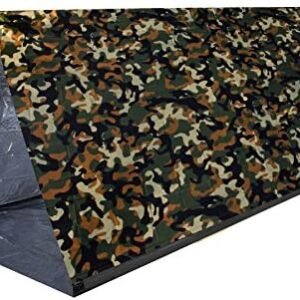 XL Emergency Tube Tent (3 Color Styles) | Bivvy Convertible for Maximum Heat Retention | Our Thermal Mylar is 95% + Heat Reflective and Tested by Service Members | …