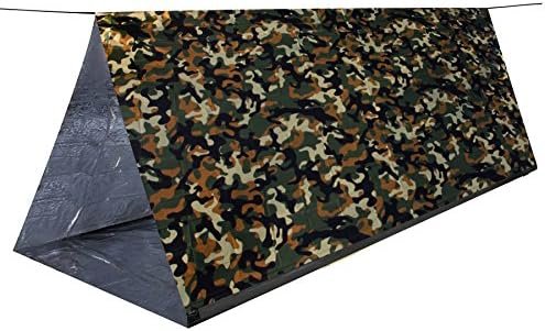 XL Emergency Tube Tent (3 Color Styles) | Bivvy Convertible for Maximum Heat Retention | Our Thermal Mylar is 95% + Heat Reflective and Tested by Service Members | …