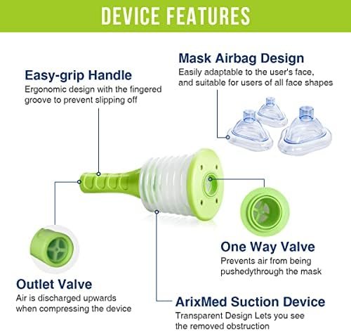 Choking Rescue Device for Kids and Adults, Arixmed Anti Choking Device, Portable Airway Suction Device, First Aid Choking Device - Image 7