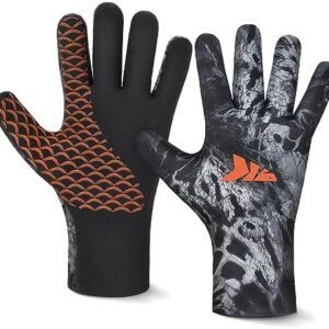 KastKing IceRiver Fishing Gloves – 100% Waterproof Cold Winter Weather Fishing Gloves – Fishing Gloves for Men and Women – Ideal for Ice Fishing, Winter Fishing, or Other Outdoor Winter Sports