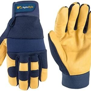 Wells Lamont Men's Hydrahyde Waterproof Leather Work Gloves