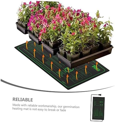 BESPORTBLE Real Plants Mat Germination Mat Flower Plants Germination Heating Mats Flowers Plants Greenhouse Heat Mat Hydroponics Heating Pad Heating Wire Material: Silicone Wire Heating Wire - Image 9