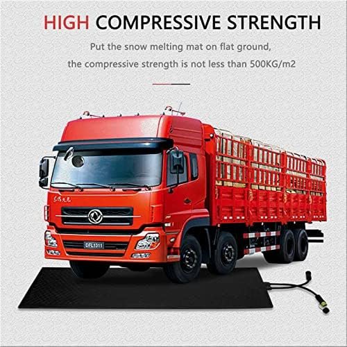 Heated Snow Melting Half Walkway Mat, Heated Snow&Ice Melting Stair Mat, Outdoor No Slip Heated Door Mat, No More Shoveling, Salting and Slipping, for Entran(Size:20 in * 30 in (50.8 cm * 76.2 cm) ( C - Image 8