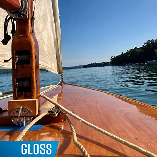TotalBoat Gleam Marine Spar Varnish, Gloss and Satin Polyurethane Finish for Wood, Boats and Outdoor Furniture (Clear Gloss Gallon) - Image 7