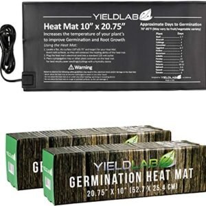 20.75 x 10 inch Seed and Clone Heat Mat (2 Pack)