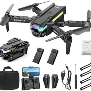 Drone with Daul 4k HD Fpv Camera Remote Control Toys Gifts for Boys Girls with Altitude Hold Headless Mode Start Speed Adjustment Take Pictures, Video, Real-Time Transmission Camera Image #CSEONE