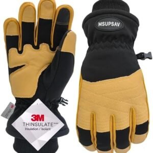 Winter Gloves,Ski Gloves,Waterproof Snowboard Gloves,Gloves for Cold Weather,Skiing&Snowboarding,Fits Men & Women,Winter Warm Gifts