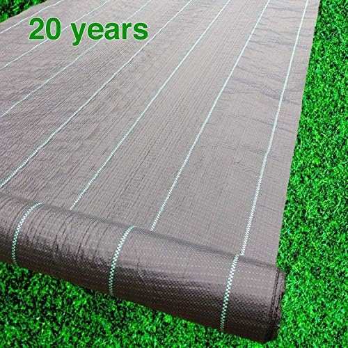 Woven Landscape Fabric – 4Ft x 100Ft, 140GSM Weed Barrier Cloth, Heavy Duty Garden Weed Barrier Fabric Roll, Landscaping Fabric Weed Control W/WeedStop Technology,Commercial Weed Block (Black) - Image 6