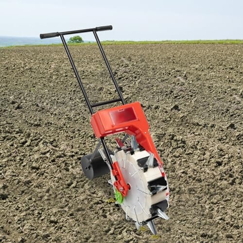 Precision Garden Seeder Row Planter, 10 Mouths Garden Push Seeder Planter, Sowing for Planting Corn Cotton Soybean Peanut, Adjustable Design - Image 4