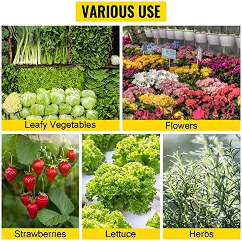 Hydroponics Growing System, 72 Sites 8 Food-Grade PVC-U Pipes, 4 Layers Indoor Planting Kit with Water Pump, Timer, Nest Basket, Sponge, for Fruits, Vegetables, Herbs, White - Image 8
