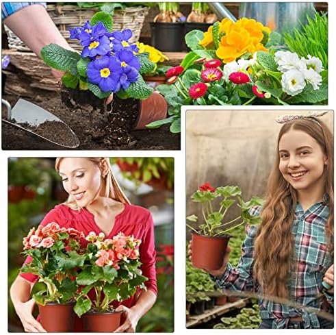 200 Pcs 6 Inch Plastic Plants Nursery Pot Seed Starting Pots Planting Pots Planter Seedling Pots Seedling Flower Plant Container for Indoor Outdoor Garden Seedling Cutting Transplanting - Image 7