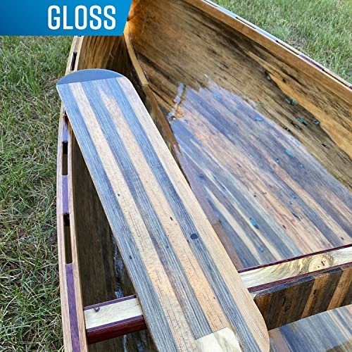 TotalBoat Gleam Marine Spar Varnish, Gloss and Satin Polyurethane Finish for Wood, Boats and Outdoor Furniture (Clear Gloss Gallon) - Image 8