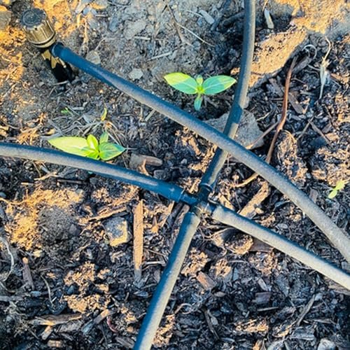 340PCS 1/4" Drip Irrigation Kit Barbed Connectors, Straight Barb, Tee, Single Barb, End Plug, Elbow, 4 Way Coupling Irrigation Fittings for Garden Lawn Flower Pot Q-K1-042-BOX - Image 5