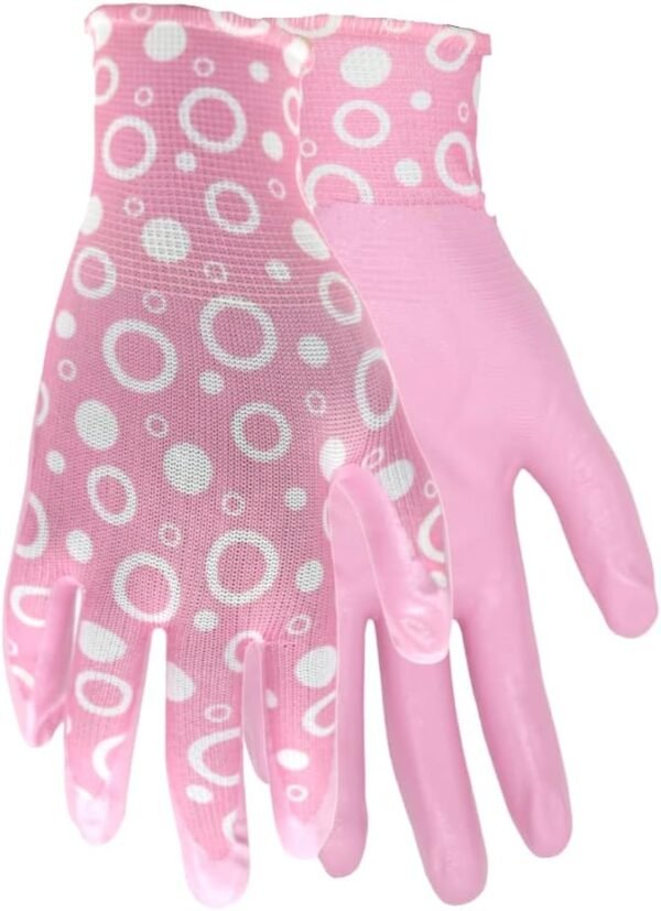 Red Steer A208 Flowertouch Lawn & Garden Women's Gloves, Purple & Pink, Lightweight & Durable, Sizes S-L, Sold by Pair