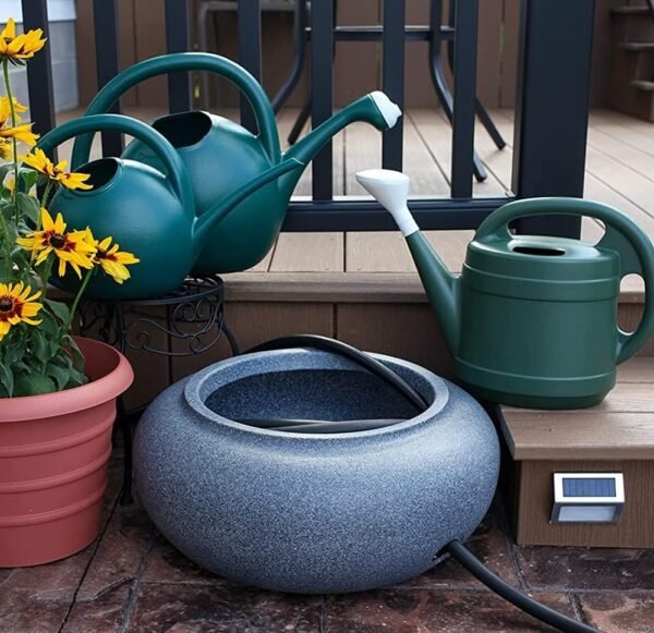 2 Gallon Plant Watering Can - Large Plastic Garden Water Pot for Indoor Outdoor Plants Flowers by The HC Companies - Image 2