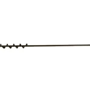 Power Planter Bulb Auger & Bedding Plant Tool - 2x48" Garden Auger Drill Bit with 1/2" Non-Slip Hex Drive, Hand-Welded Planting Auger Gardening Drill, Earth Auger Digging Tools, Up to 48" Deep