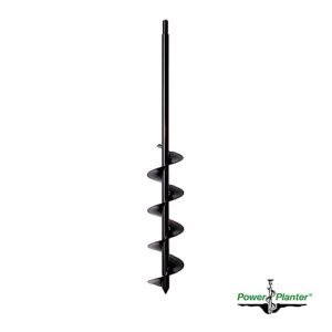 Power Planter Bulb Auger & Bedding Plant Tool - 3x36" Garden Auger Drill Bit with 1/2" Non-Slip Hex Drive, Hand-Welded Planting Auger Gardening Drill, Earth Auger Digging Tools, Up to 36" Deep