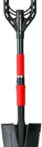 Roamwild Multi-Digger Garden Spade – Reinforced Fibreglass Light Weight Gardening Digging Arrow Head Shovel with Unique Dual Soft AIR Light Grip Technology & Root Saw Stump Cutter.