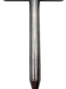 10 Inch Stainless Steel Hand Dibber Garden Tools, Dibbler Bulb Planter, Wooden Sow Dibbers for Sowing Seeds, Transplanting Plants, Planting Bulbs, Digging, Gardening for Self Watering Stakes