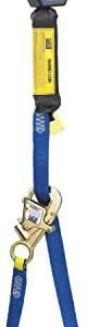 3M DBI-SALA Nano-Lok 3101366 Tie Back Self Retracting Lifeline, 9-Foot, 3/4-Inch Dynema Polyester Web, Tie-Back Hook, Quick Connector For Harness Mounting, Blue