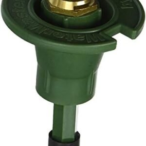 Orbit 54028 Plastic Pop-up Sprinkler Head with Brass Nozzle 1/2 Radius