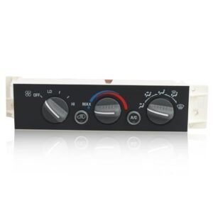 A/C Heater Climate Control Panel Without Rear Window Defogger Switch Compatible with Chevrolet &GMC C1500/C2500C3500/K1500/K2500/K3500 1996-2002
